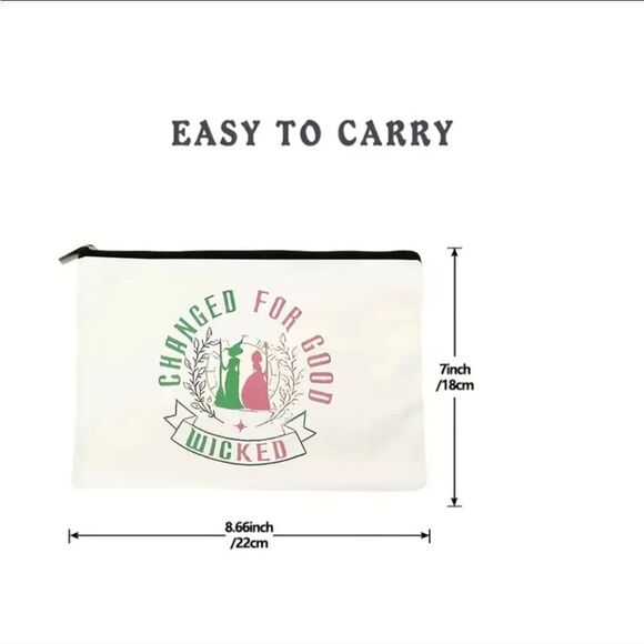 Wicked Changed for Good Toiletry Makeup Canvas Bag - Picture 3 of 5